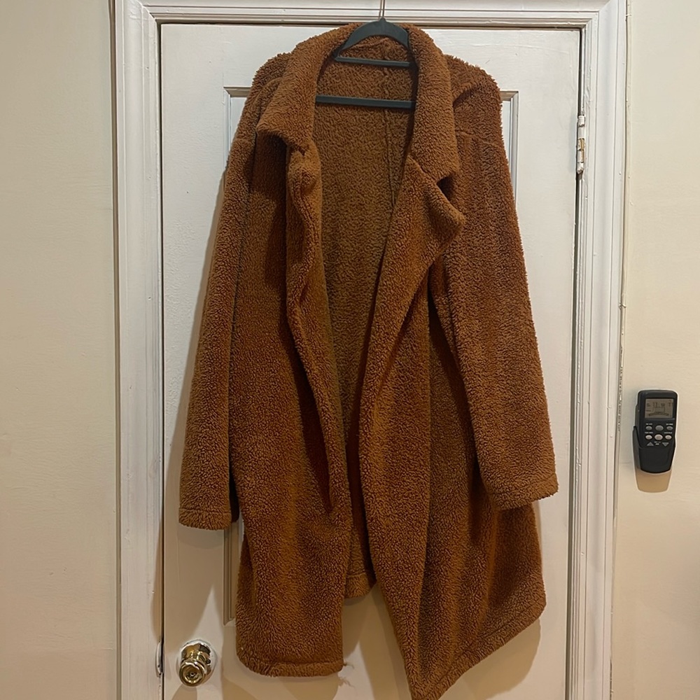 Brown Teddy Sweater